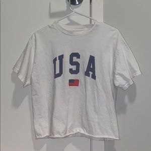 Brandy Melville/John Galt USA cropped t-shirt